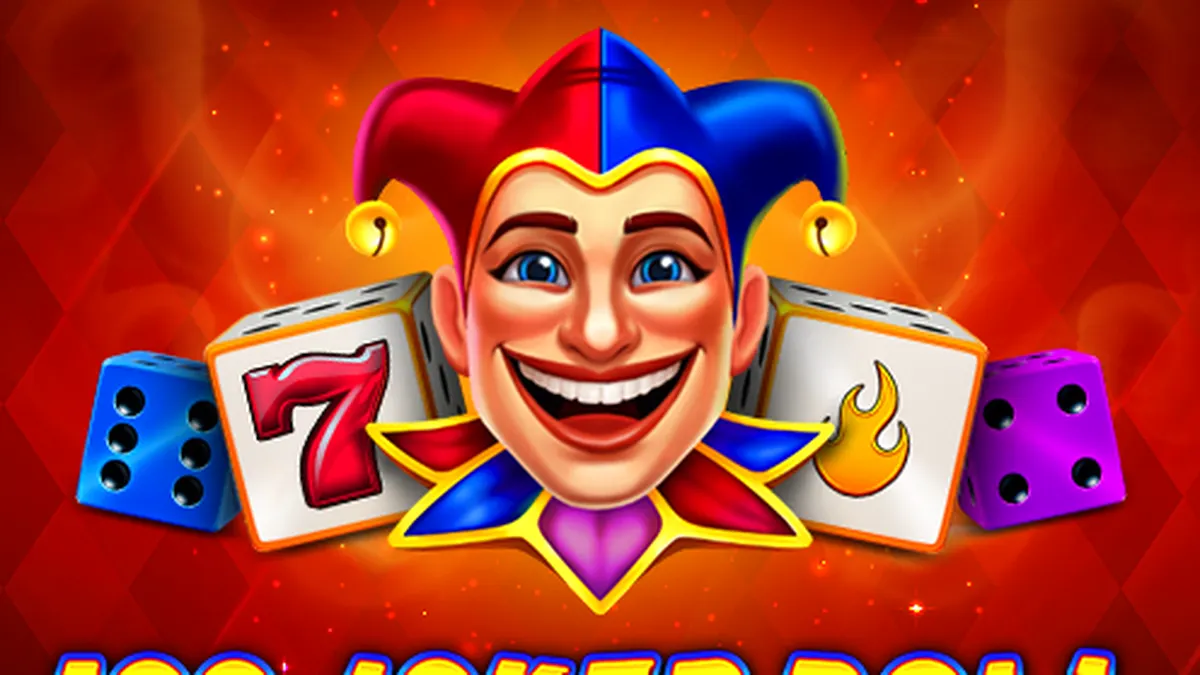Tampilan visual mesin slot 100 Joker Roll dengan tema klasik